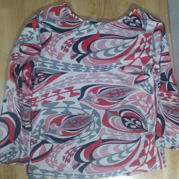 Vintage Paitano Abstract Pattern Long Sleeve Shirt - Picture 6 of 6